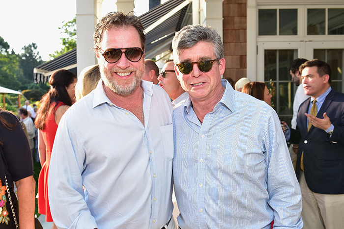 Chris Hency and Jay McInerney at the Rita Hayworth Gala Kickoff 2016