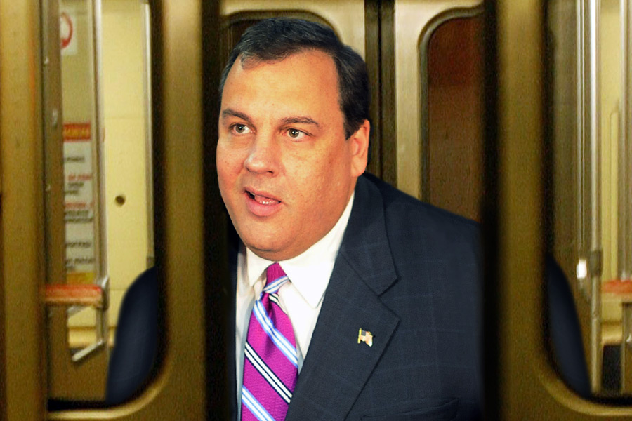 Chris Christie rode the Hamptons Subway this week!