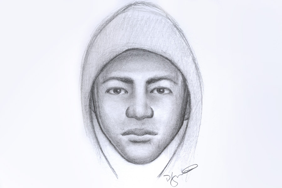 Composite of a suspect in Tuesday's assault in Riverhead.