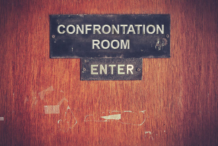 Hamptons Subway confrontation room