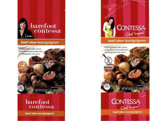 Barefoot Contessa and Contessa Chef Inspired frozen meals.