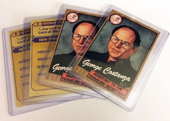 George Costanza baseball cards by Cuyler Smith