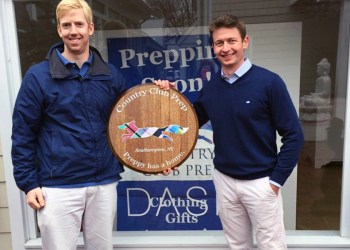 Country Club Prep founders Stephen Glasgow (left) and Matt Watson at the former Dash pop-up in Southampton