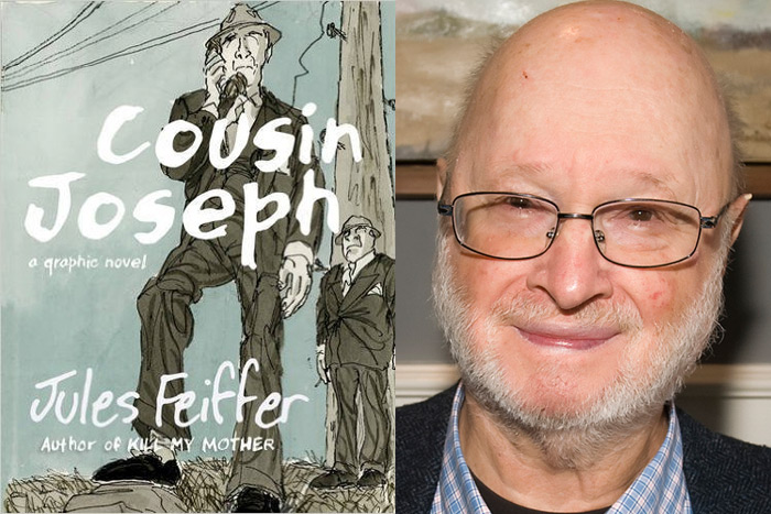 Jules Feiffer is signing his new graphic novel "Cousin Joseph" at Art Southampton
