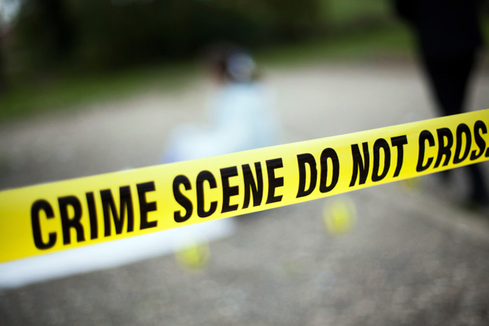 Crime Scene Police Stock Photo