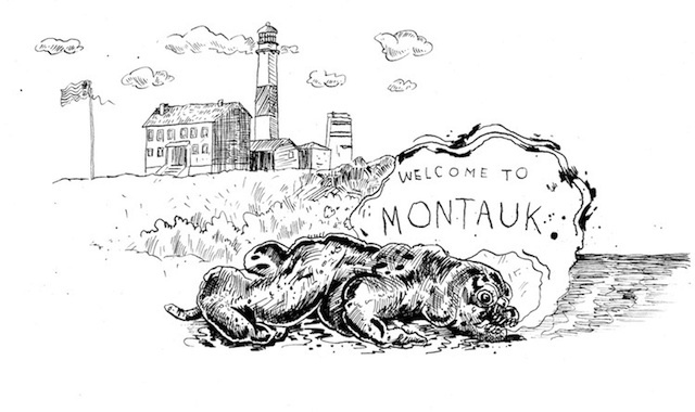 The Czechs of Montauk illustration by Mike Taylor
