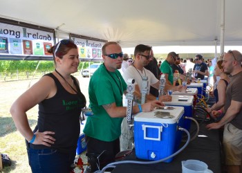 Long Ireland Beer Company at the North Fork Craft Beer Festival.