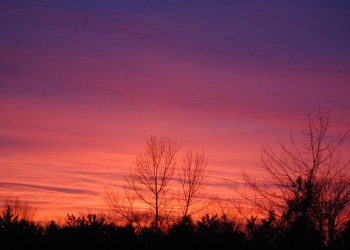 Sunset in Southampton on December 19.