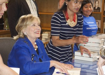 Hillary Clinton Hillary Rodham Clinton signing her memoir 