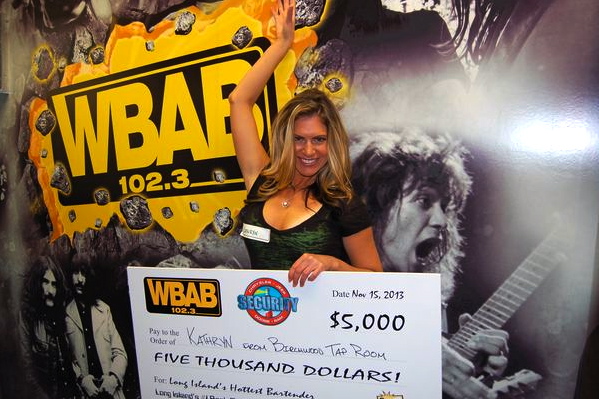 Katy Groeber, winner of the Long Island's Hottest Bartender contest.