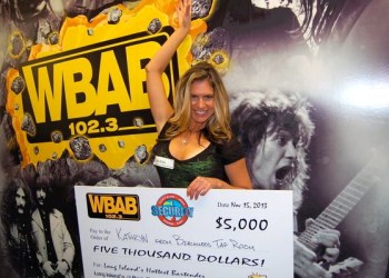 Katy Groeber, winner of the Long Island's Hottest Bartender contest.