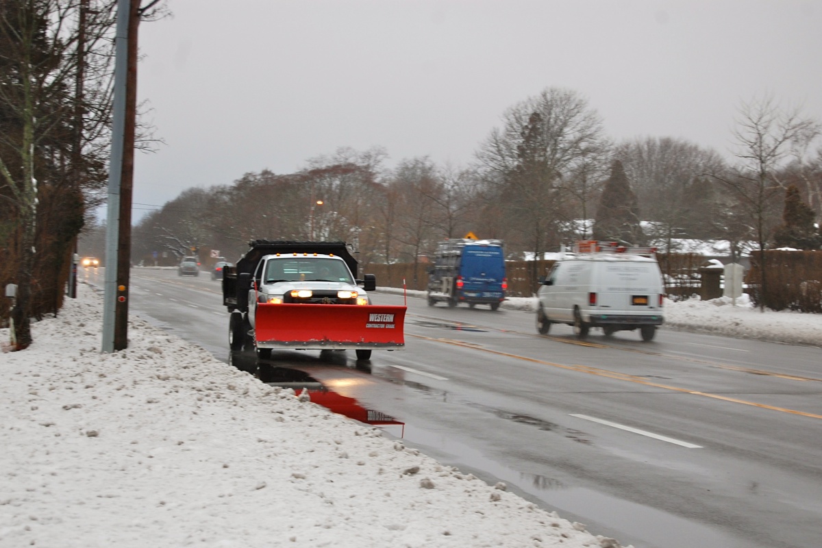 County Road 39 in Southampton on February 5, 2014.