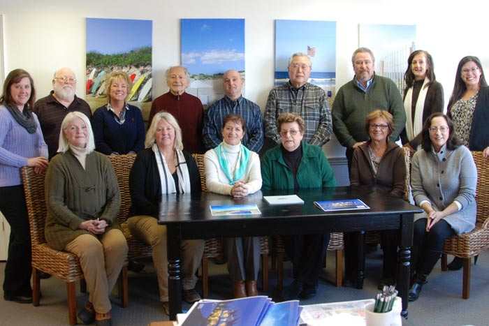 Pospisil Real Estate associates visit the Town & Country office in East Hampton.