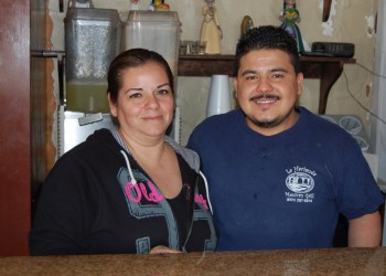 La Hacienda managers Delia Hernandez and Luis Prudencio.