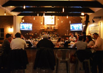 Hamptons International Film Festival artistic director David Nugent and Alan Alda.