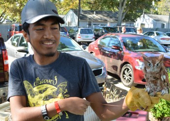 brings birds of prey to the Marders on Sundays.