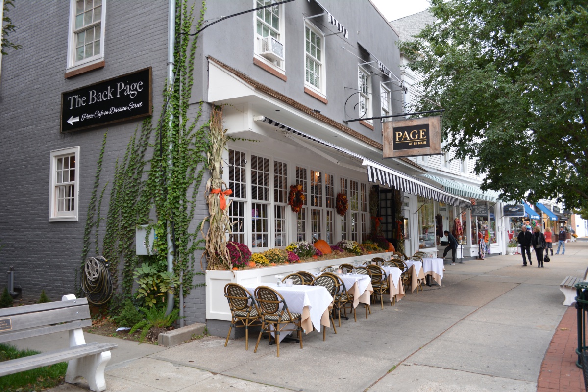 Page at 63 Main, decked out for fall.