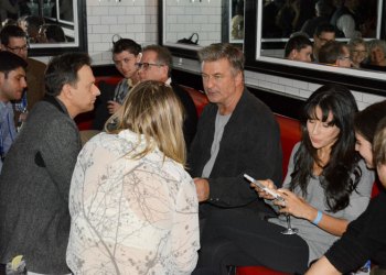 Alec Baldwin, Hilaria Baldwin, Josh Charles, Marshall Fine and others enjoy the Hamptons International Film Festival opening night party at The Club at Philippe.