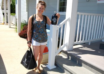 Birch Coffee growlers come full of ice cold coffee with a tote of all the fixings to enjoy it.