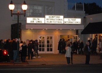 East Hampton movie theater during the 2014 Hamptons International Film Festival.