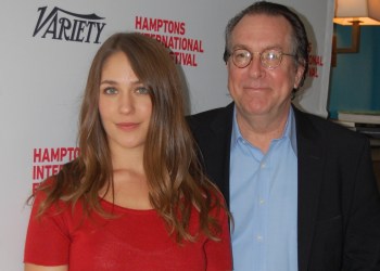 Lola Kirke and Variety editor Steven Gaydos.
