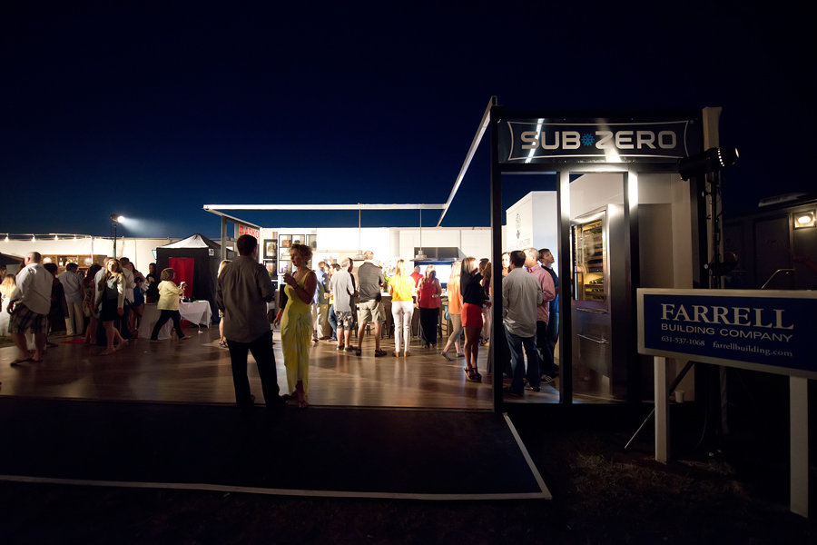 Ciuffo Cabinetry Kitchen constructed with Farrell Building Company at Dan's Taste of Two Forks 2014.