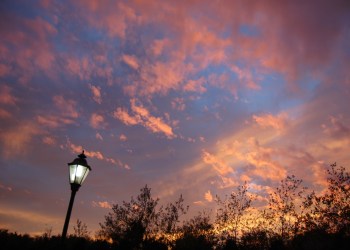 November 1 sunset in Southampton.