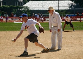 Dan Rattiner Umps 65th Artists Writers Game