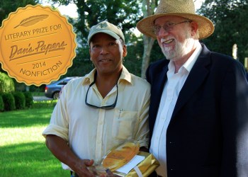 Dan Rattiner and 2012 Literary Prize winner James K. Philips
