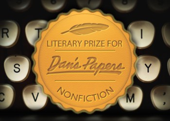 Dan's Literary Prize Logo and Typewriter