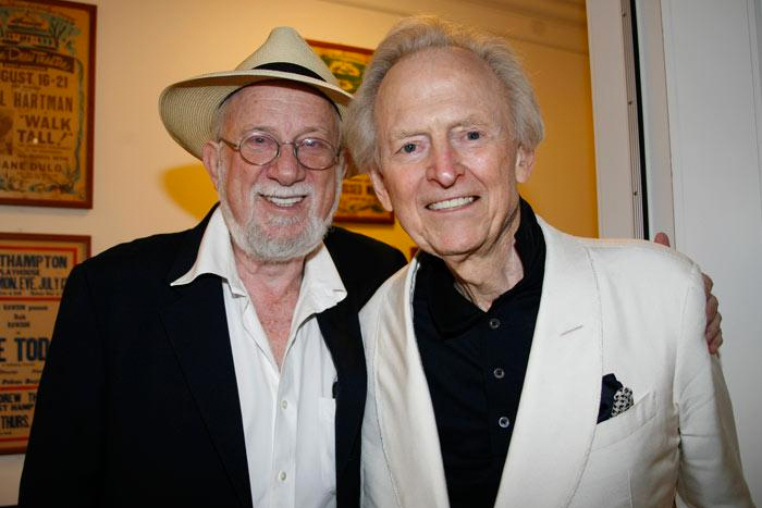 Dan Rattiner and Tom Wolfe at the inaugural Dan's Papers Literary Festival