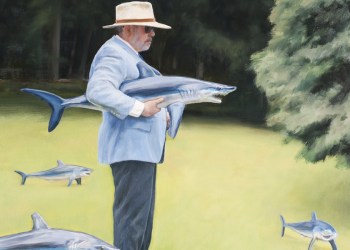 Detail of Dan's Papers cover, 