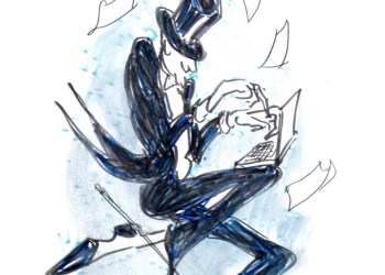 August 14, 2015 Dan's Papers cover by Jules Feiffer (detail)