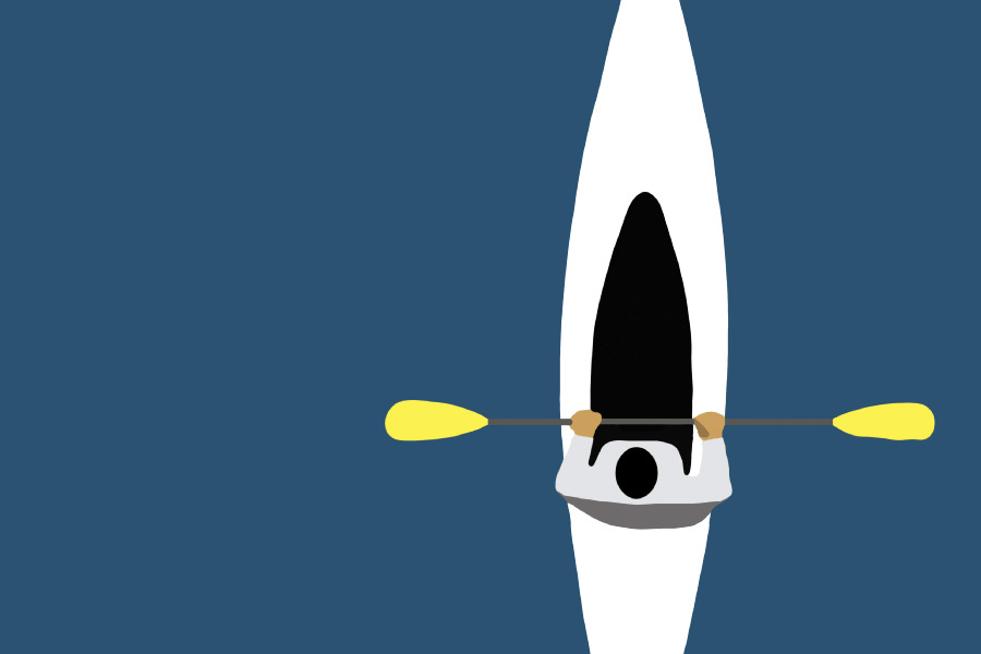 Dan's Papers cover (detail) by Lawrence Roberts