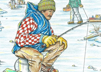 Dan's Papers Cover (detail) by Joe Chierchio