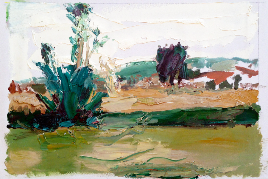 Work from Darius Yektai's Two Weeks in Umbria at Tripoli Gallery