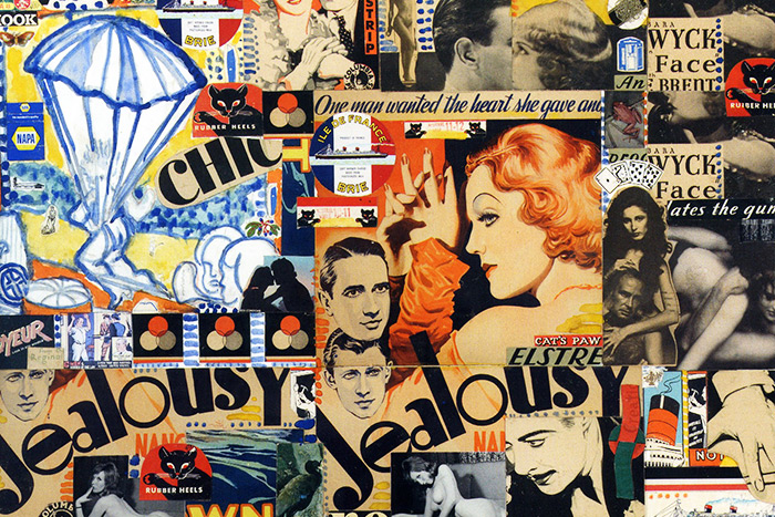 "Jealousy" collage by David Slater