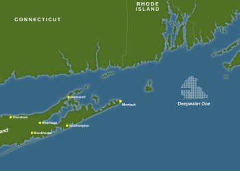 The Deepwater ONE windfarm area.