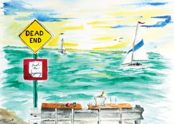 Dan's Papers cover (DETAIL) by Dominick Gadaleta