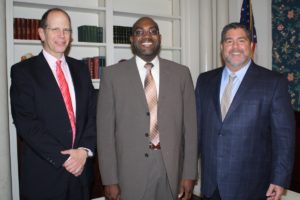 Southampton Hospital President & CEO Robert S. Chaloner, Suffolk County Department of Health Services's Gregson H. Pigott, MD, MPH and RPSOM director Shawn Cannon, DO.