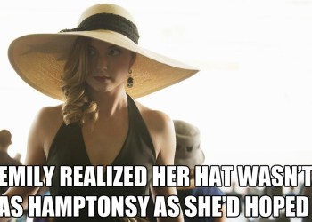 Darkwing Duck Inspired this Hamptons chapeau