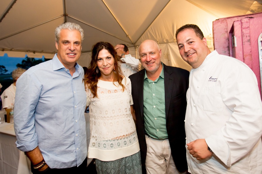 Eric Ripert, Lori Silverbush, Tom Colicchio and Josh Capon