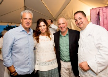 Eric Ripert, Lori Silverbush, Tom Colicchio and Josh Capon
