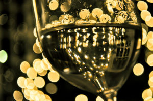 Winter wine glass