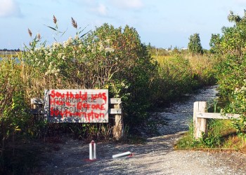 East End gang tag at Conscience Point