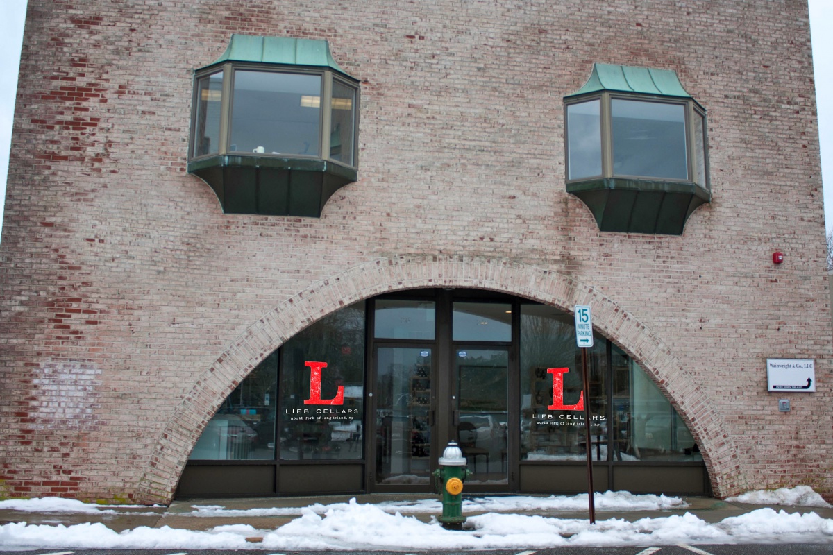 Lieb Cellars tasting room in East Hampton.