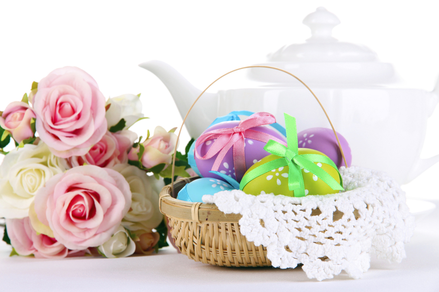 Easter brunch place setting
