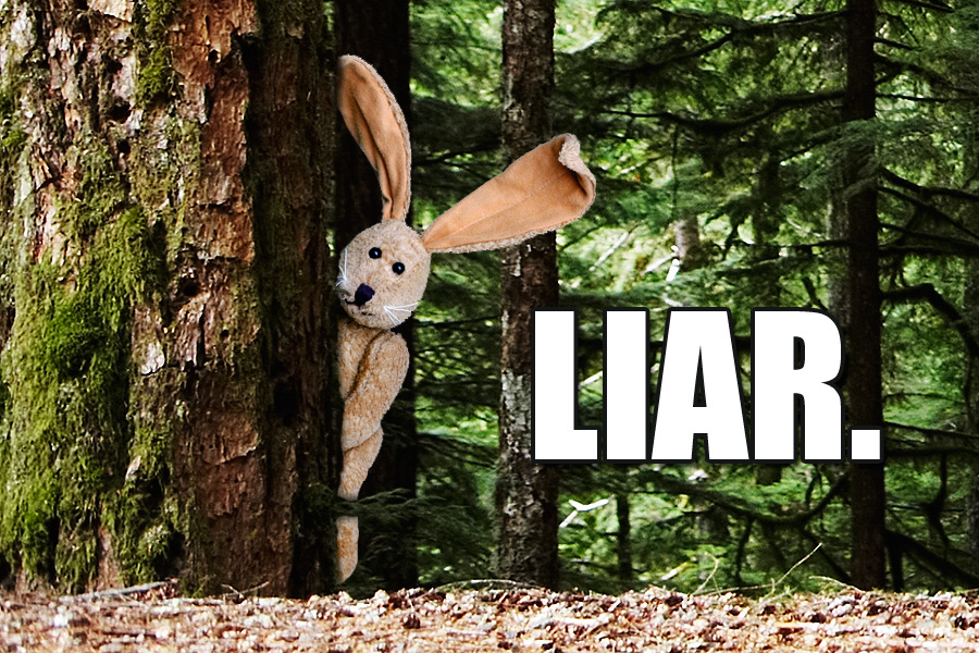 The Easter Bunny Is a Liar