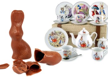 Beatrix Potter Reutter Porcelain: Courtesy Stevenson's Toys, Chocolate Bunny