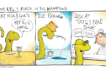 Great Ecuadorian Eel Cartoon By Mickey Paraskevas